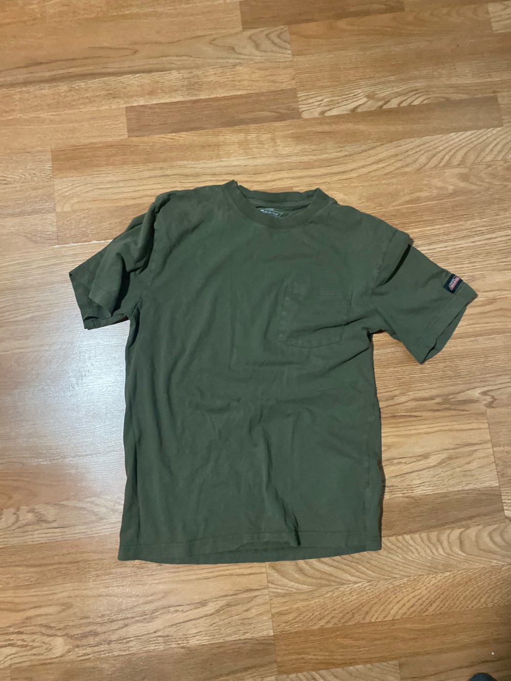 Dickies Olive Green Short Sleeve Pocket Tee